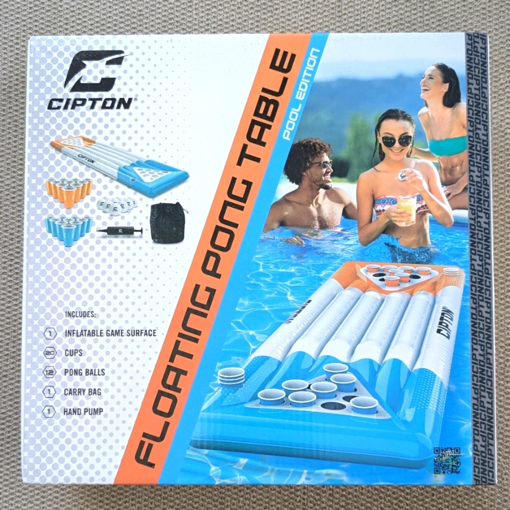 NIB CIPTON SPORTS Floating Cup-Pong Pool Game